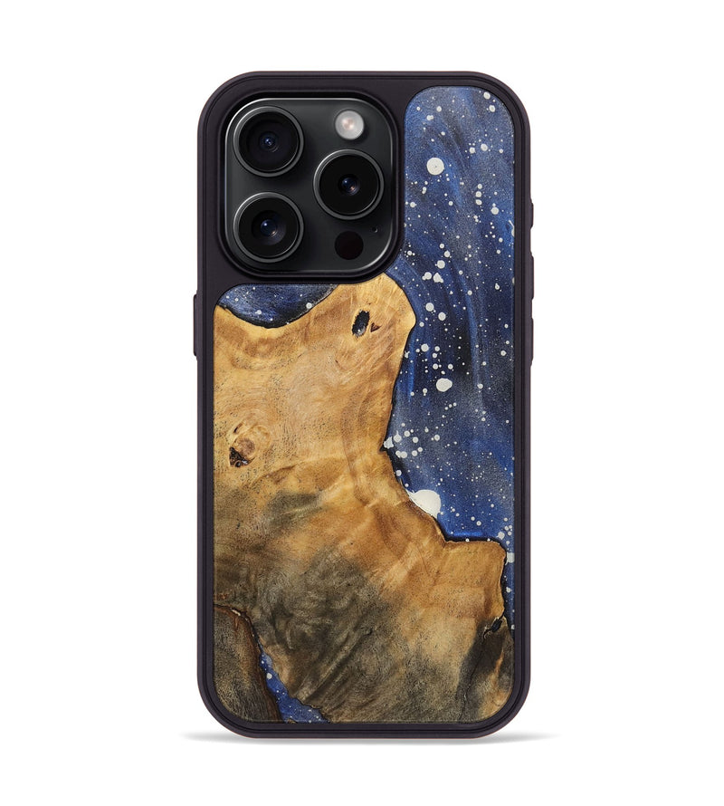 iPhone 15 Pro Wood+Resin Phone Case - Chelsey (Cosmos, 721584)