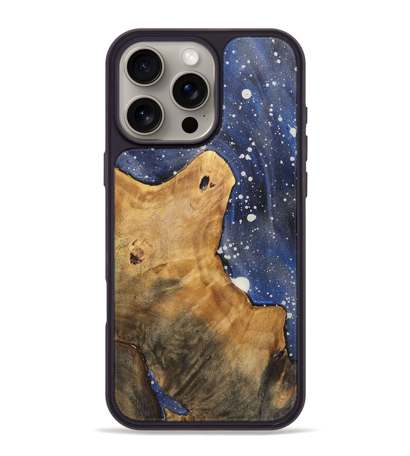 iPhone 16 Pro Max Wood+Resin Phone Case - Chelsey (Cosmos, 721584)