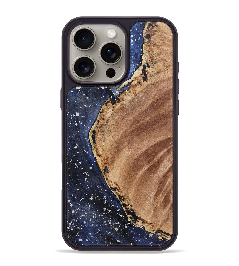 iPhone 16 Pro Max Wood+Resin Phone Case - Braelynn (Cosmos, 721587)