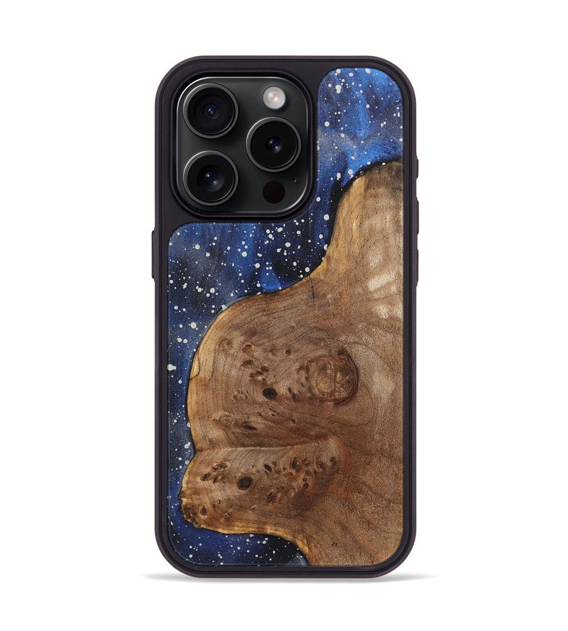 iPhone 15 Pro Wood+Resin Phone Case - Lucas (Cosmos, 721589)