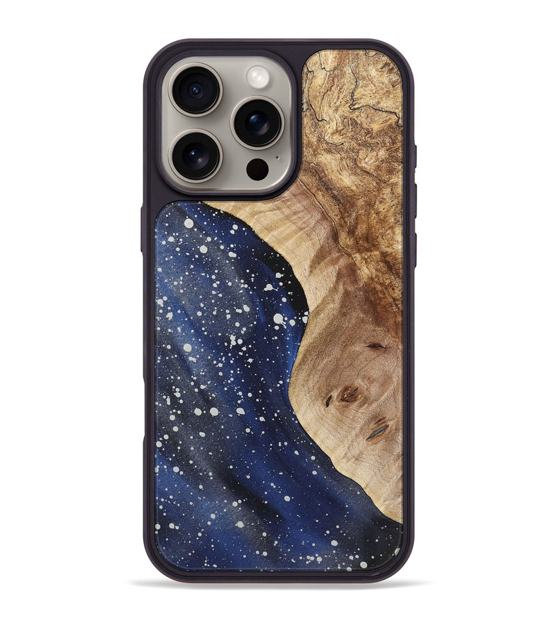 iPhone 16 Pro Max Wood+Resin Phone Case - Nova (Cosmos, 721592)