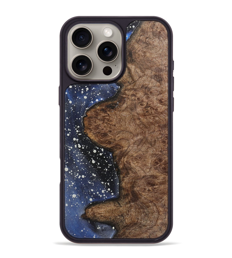 iPhone 16 Pro Max Wood+Resin Phone Case - Chester (Cosmos, 721602)