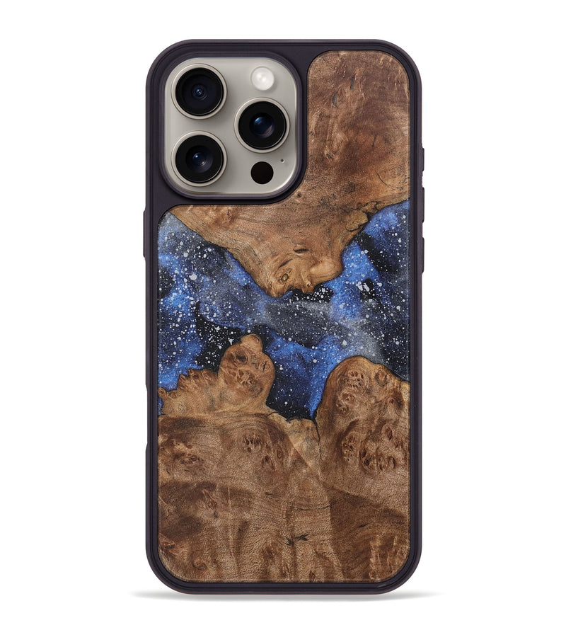 iPhone 16 Pro Max Wood+Resin Phone Case - Leilani (Cosmos, 721604)