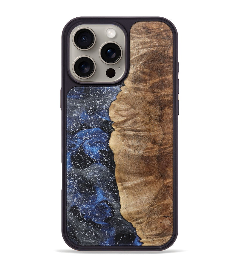 iPhone 16 Pro Max Wood+Resin Phone Case - Caiden (Cosmos, 721605)