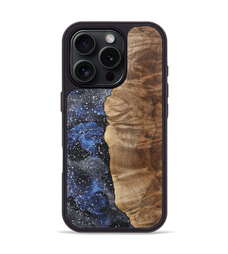 iPhone 16 Pro Wood+Resin Phone Case - Caiden (Cosmos, 721605)