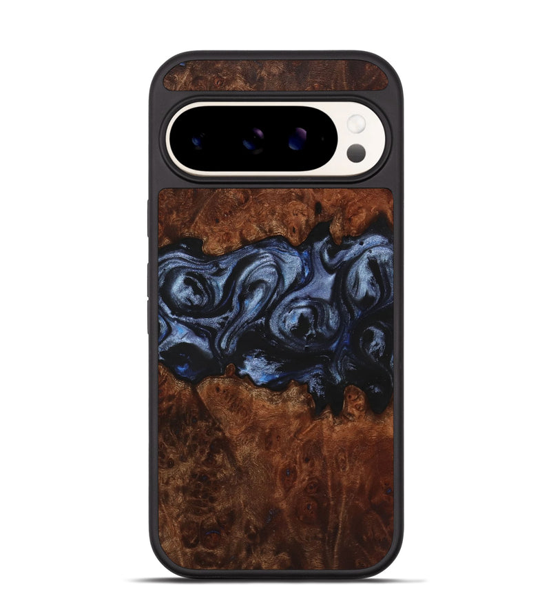 Pixel 9 Pro Wood+Resin Phone Case - Shaq (Blue, 721624)