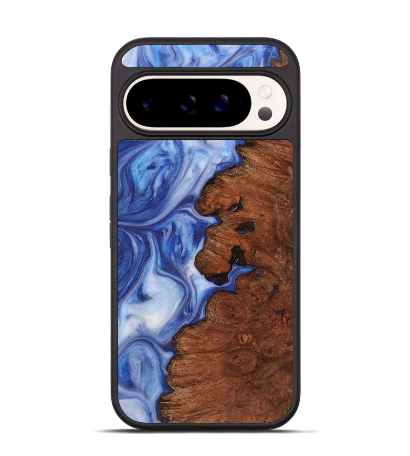 Pixel 9 Pro Wood+Resin Phone Case - Kailani (Blue, 721670)