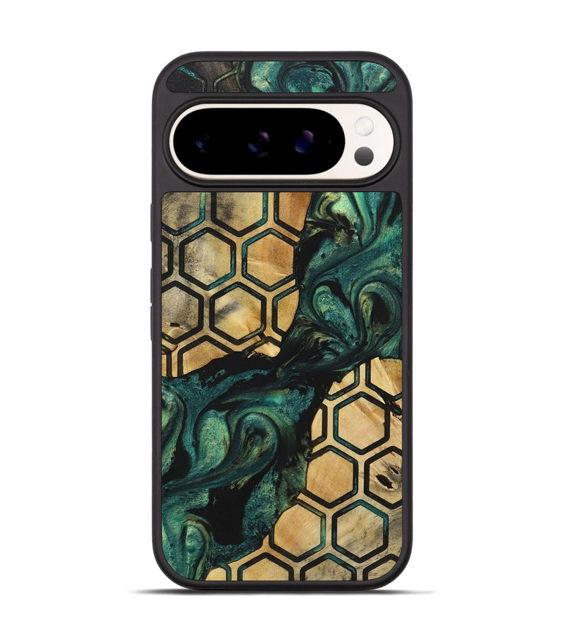 Pixel 9 Pro Wood+Resin Phone Case - Sally (Pattern, 721700)