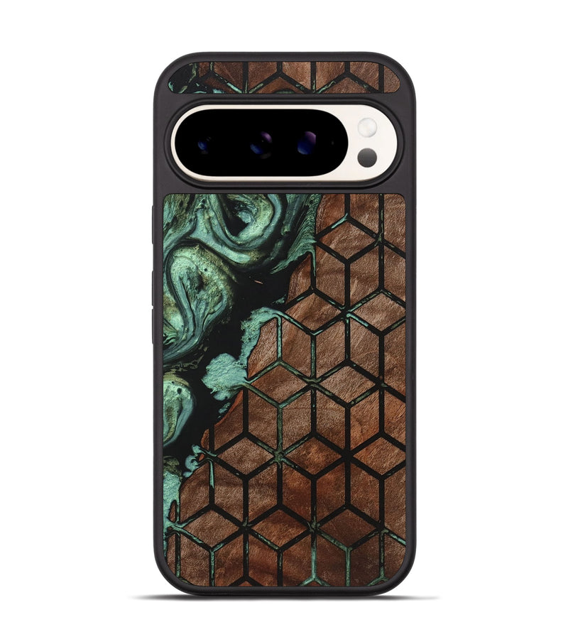 Pixel 9 Pro Wood+Resin Phone Case - Woodrow (Pattern, 721702)