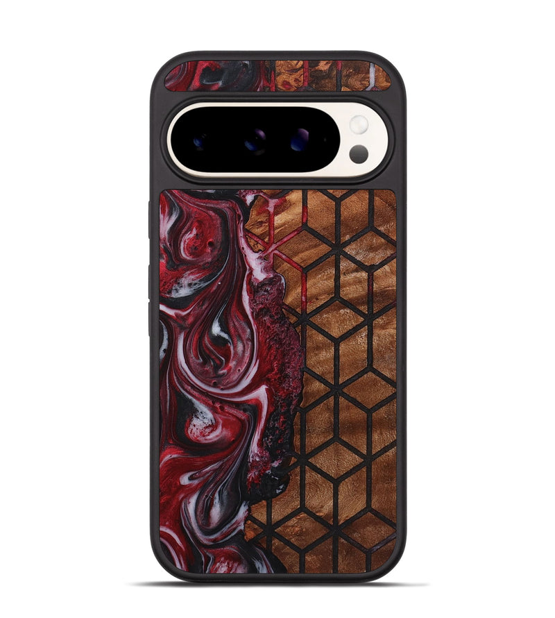 Pixel 9 Pro Wood+Resin Phone Case - Francisco (Pattern, 721705)