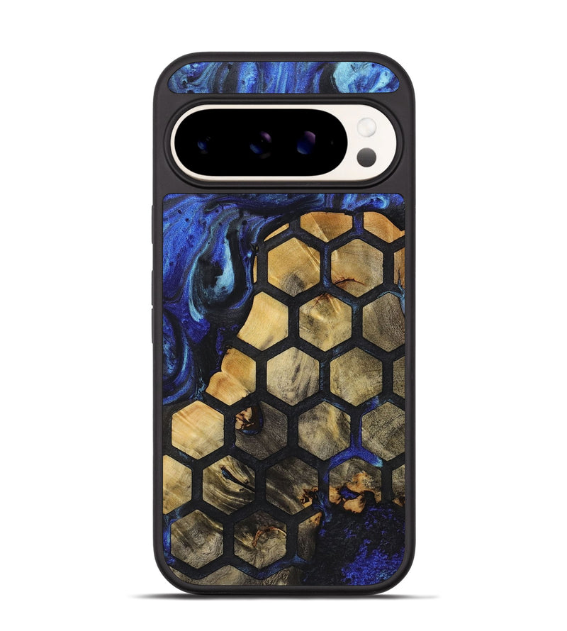 Pixel 9 Wood+Resin Phone Case - Lloyd (Pattern, 721707)