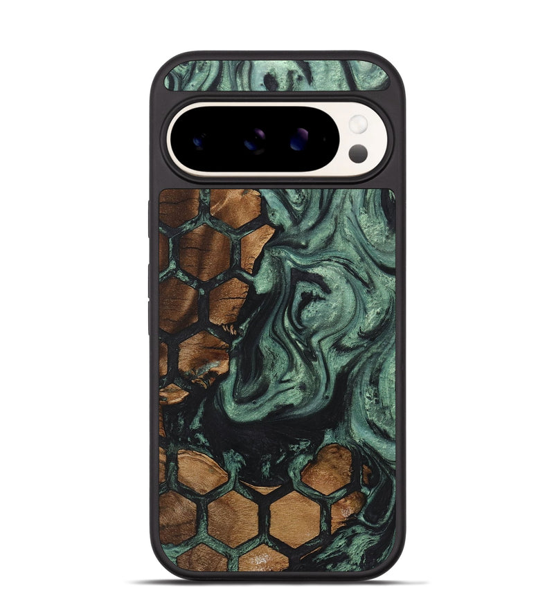 Pixel 9 Pro Wood+Resin Phone Case - Keri (Pattern, 721712)