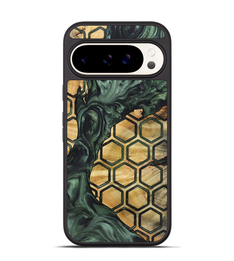 Pixel 9 Pro Wood+Resin Phone Case - Kane (Pattern, 721714)