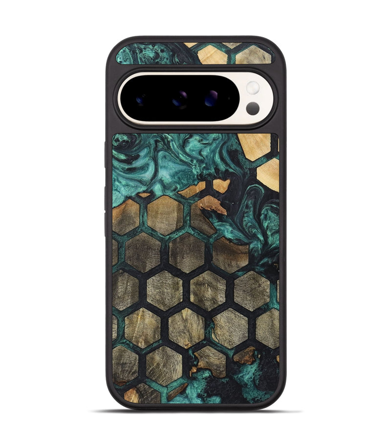 Pixel 9 Pro Wood+Resin Phone Case - Thomas (Pattern, 721718)