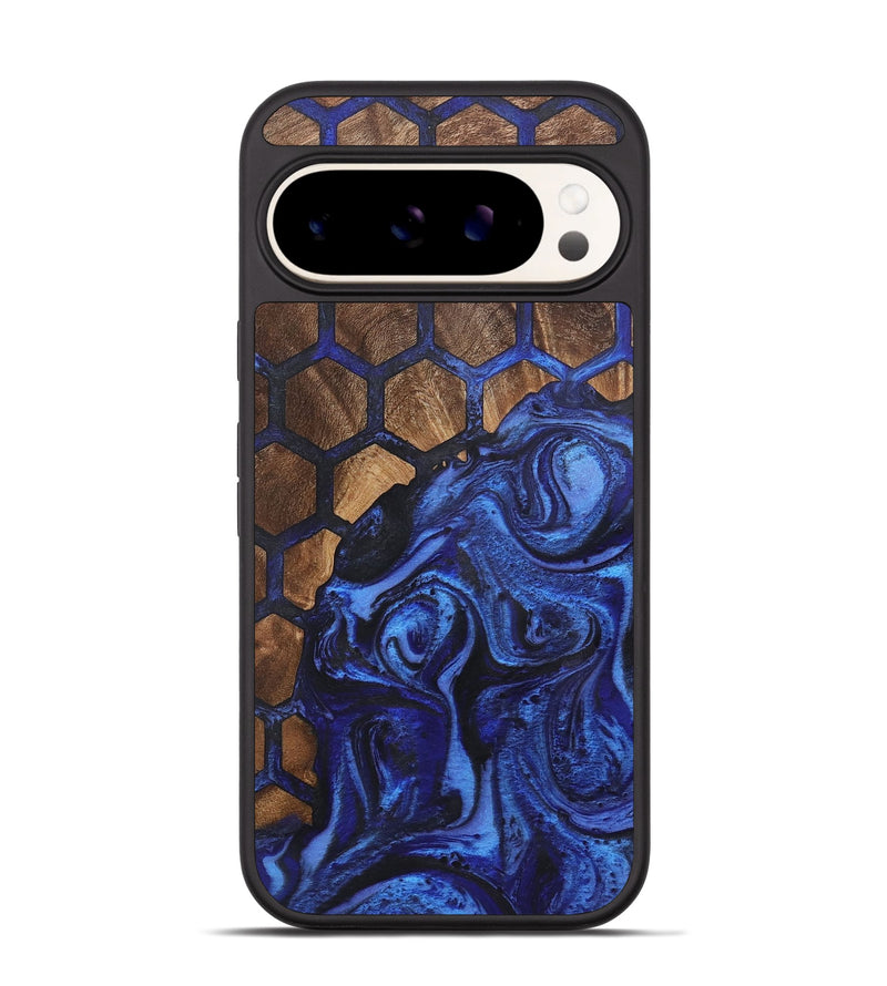 Pixel 9 Pro Wood+Resin Phone Case - Paola (Pattern, 721722)