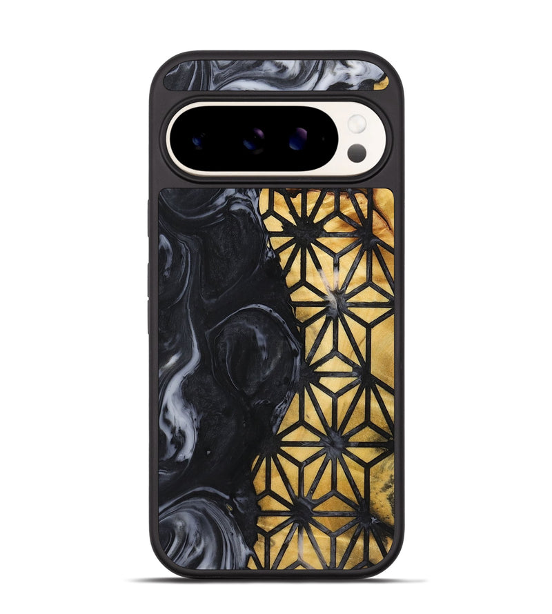 Pixel 9 Pro Wood+Resin Phone Case - Melody (Pattern, 721726)