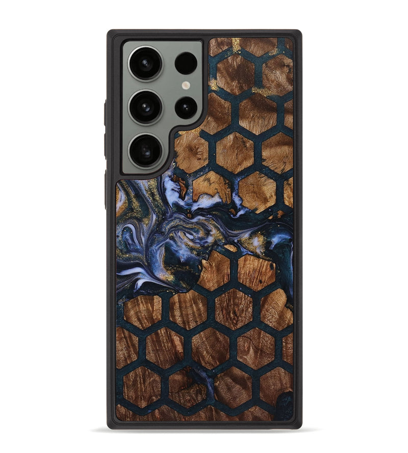 Galaxy S23 Ultra Wood+Resin Phone Case - Carson (Pattern, 721733)