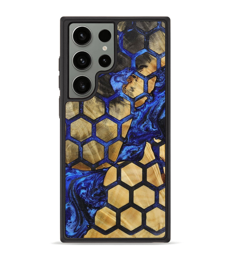 Galaxy S23 Ultra Wood+Resin Phone Case - Benjamin (Pattern, 721735)