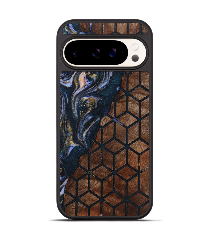 Pixel 9 Pro Wood+Resin Phone Case - Jonathon (Pattern, 721737)