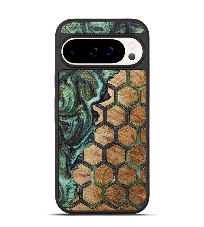 Pixel 9 Pro Wood+Resin Phone Case - Braylon (Pattern, 721739)