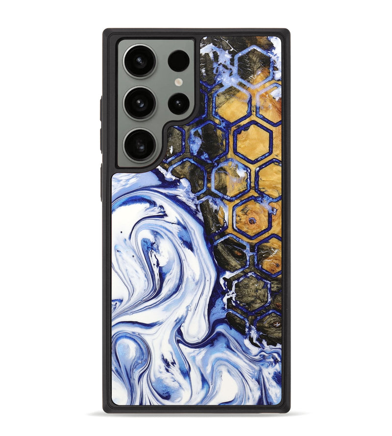 Galaxy S23 Ultra Wood+Resin Phone Case - Frederick (Pattern, 721740)