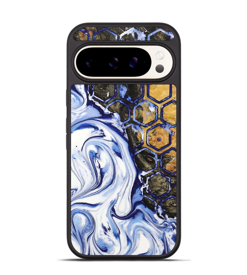 Pixel 9 Pro Wood+Resin Phone Case - Frederick (Pattern, 721740)