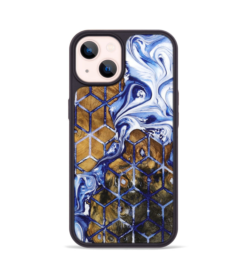 iPhone 14 Wood+Resin Phone Case - Gerard (Pattern, 721743)