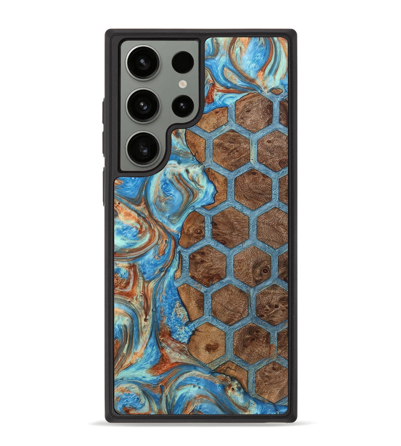 Galaxy S23 Ultra Wood+Resin Phone Case - Donnie (Pattern, 721744)