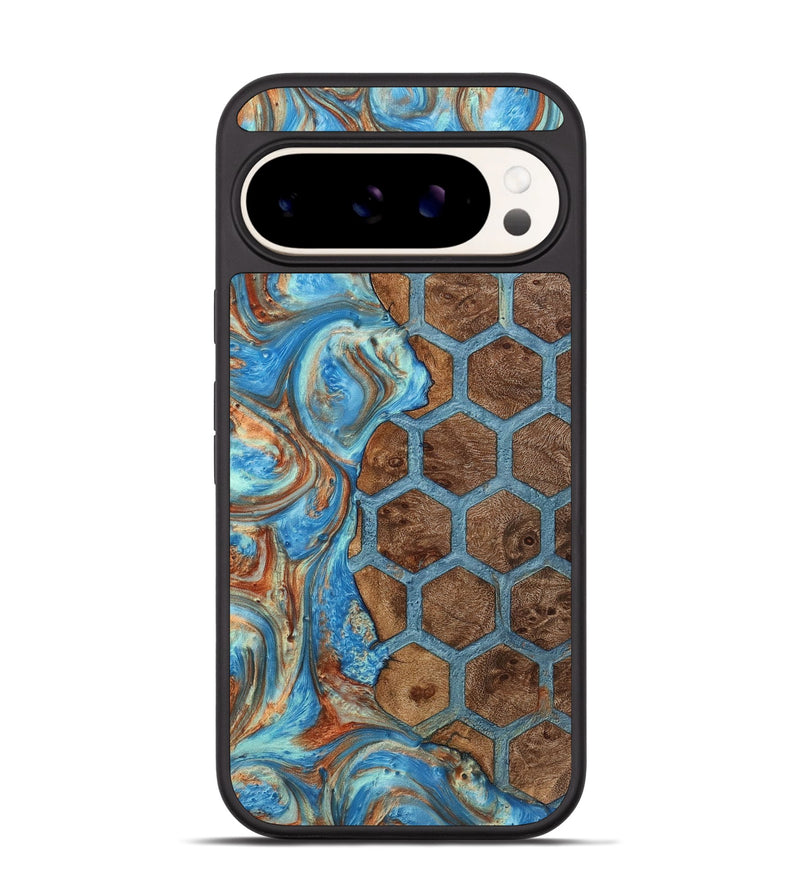 Pixel 9 Pro Wood+Resin Phone Case - Donnie (Pattern, 721744)