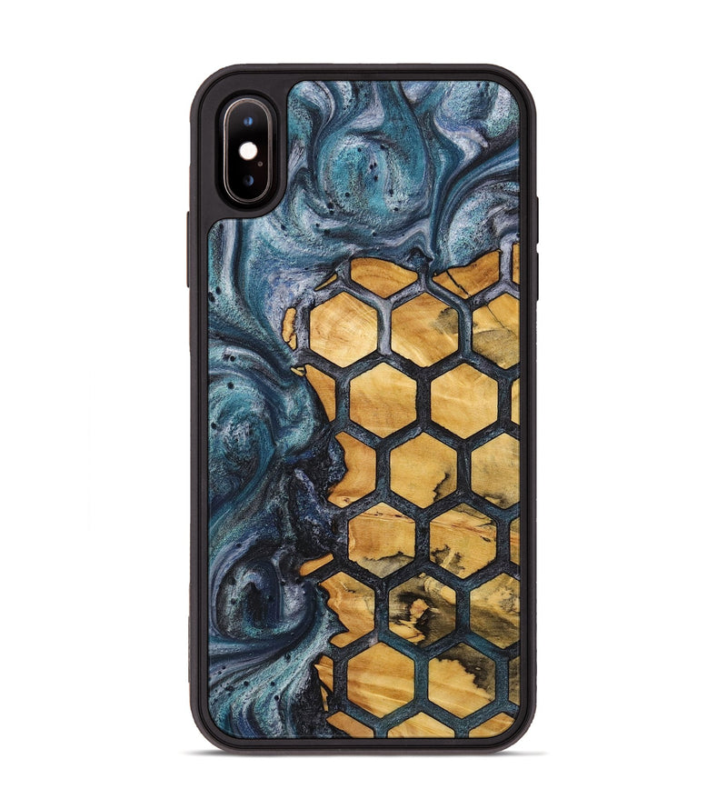 iPhone Xs Max Wood+Resin Phone Case - Saul (Pattern, 721745)