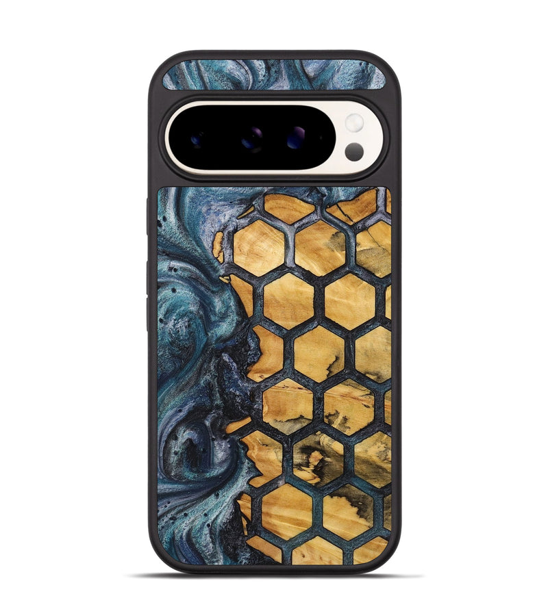 Pixel 9 Wood+Resin Phone Case - Saul (Pattern, 721745)