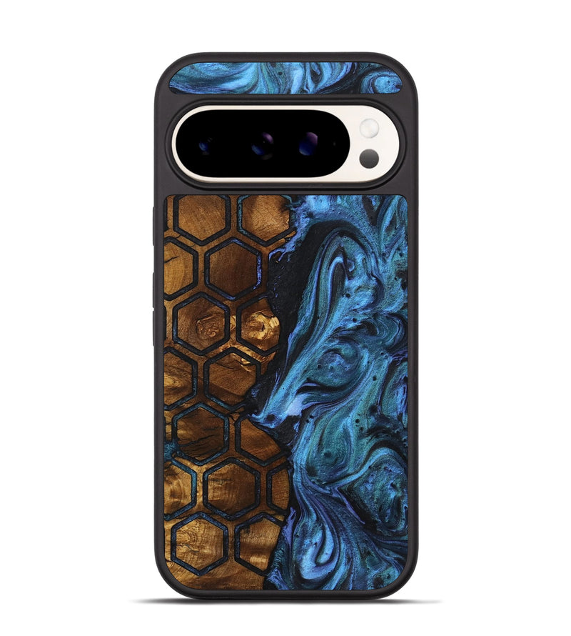 Pixel 9 Pro Wood+Resin Phone Case - Kai (Pattern, 721748)