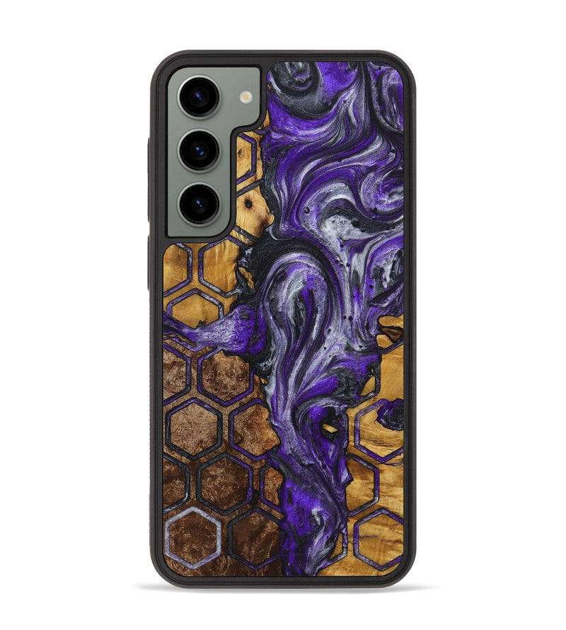 Galaxy S23 Plus Wood+Resin Phone Case - Mateo (Pattern, 721753)