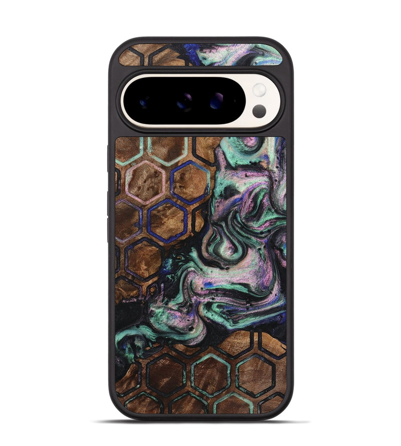 Pixel 9 Pro Wood+Resin Phone Case - Paulina (Pattern, 721754)