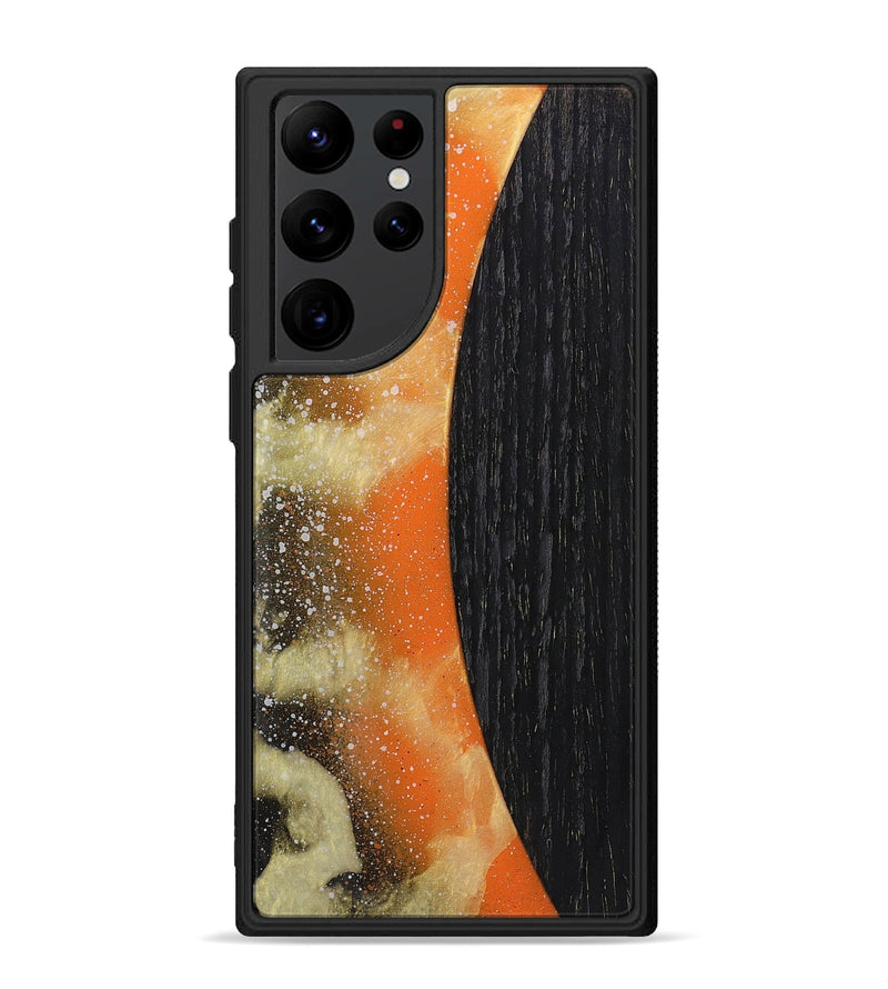 Galaxy S22 Ultra Wood+Resin Phone Case - King (Pattern, 721760)