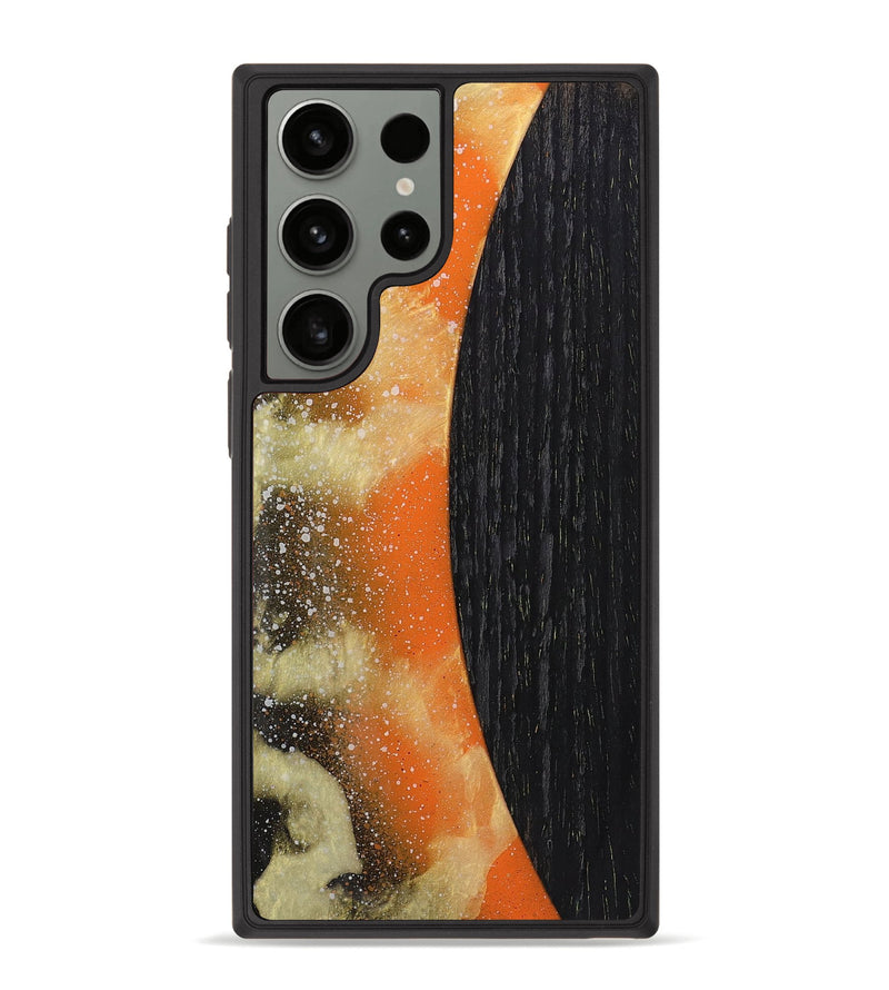 Galaxy S23 Ultra Wood+Resin Phone Case - King (Pattern, 721760)