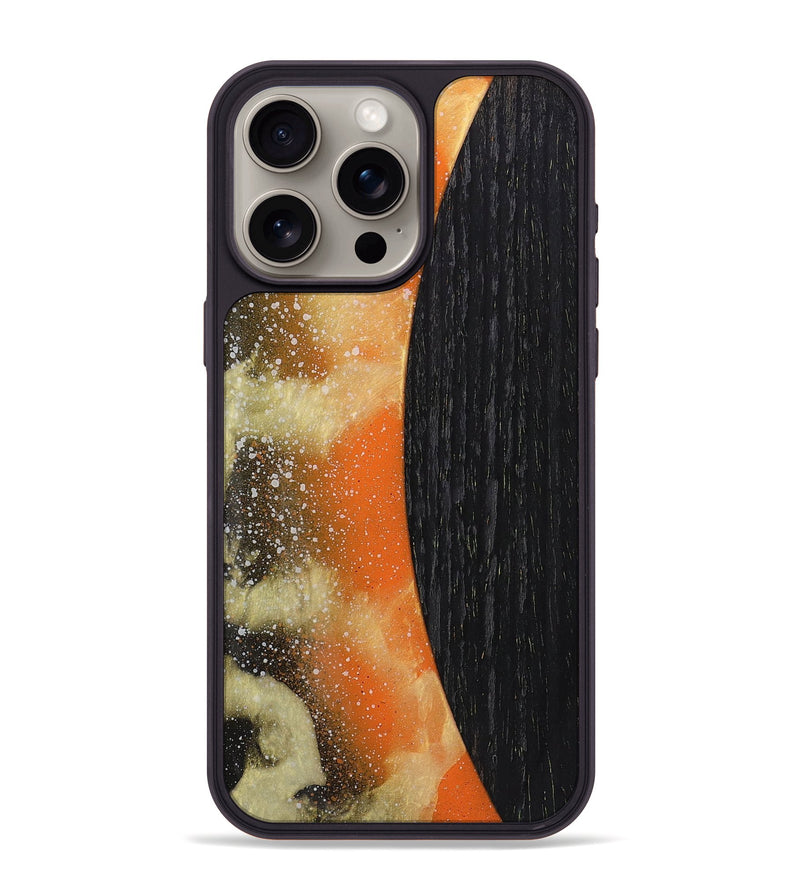 iPhone 15 Pro Max Wood+Resin Phone Case - King (Pattern, 721760)