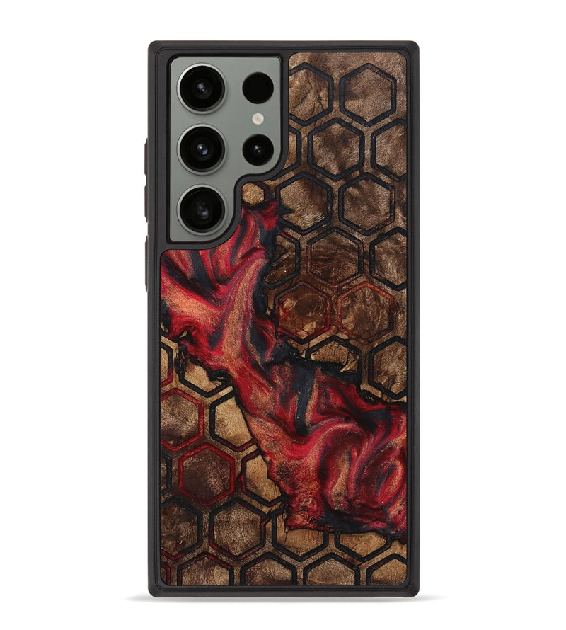 Galaxy S23 Ultra Wood+Resin Phone Case - Ira (Pattern, 721763)