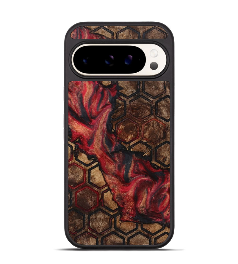 Pixel 9 Pro Wood+Resin Phone Case - Ira (Pattern, 721763)