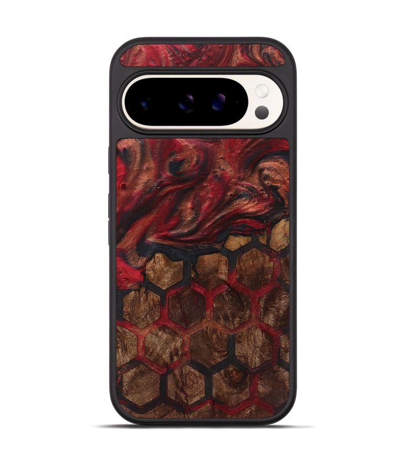 Pixel 9 Pro Wood+Resin Phone Case - Debbie (Pattern, 721764)