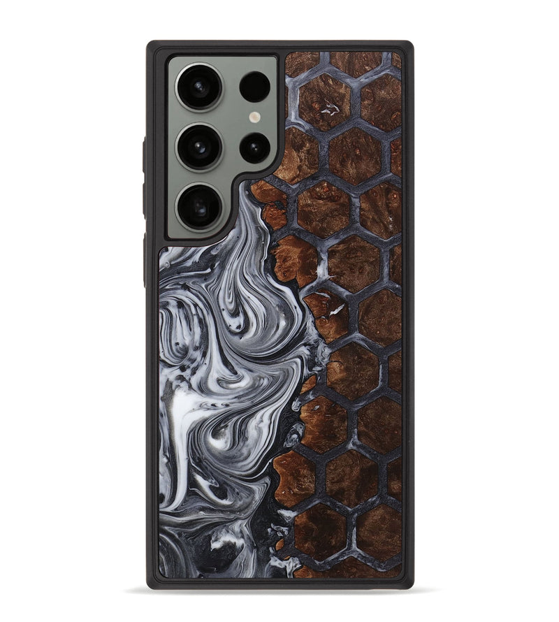 Galaxy S23 Ultra Wood+Resin Phone Case - Claire (Pattern, 721772)