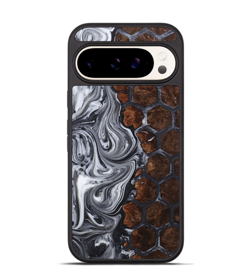 Pixel 9 Pro Wood+Resin Phone Case - Claire (Pattern, 721772)