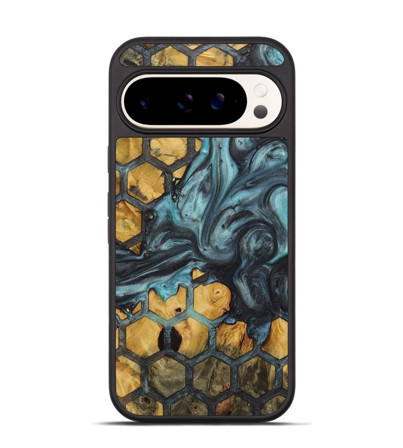 Pixel 9 Pro Wood+Resin Phone Case - Chad (Pattern, 721775)