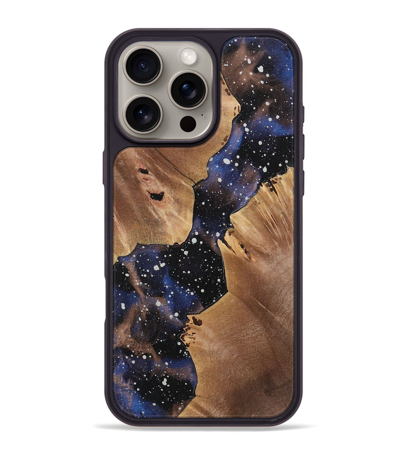 iPhone 16 Pro Max Wood+Resin Phone Case - Randall (Cosmos, 721819)