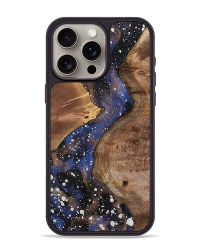 iPhone 15 Pro Max Wood+Resin Phone Case - Kaitlyn (Cosmos, 721820)