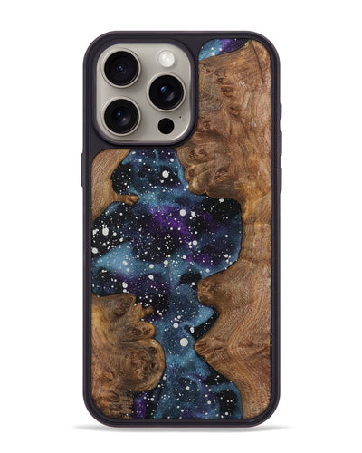 iPhone 15 Pro Max Wood+Resin Phone Case - Clay (Cosmos, 721822)