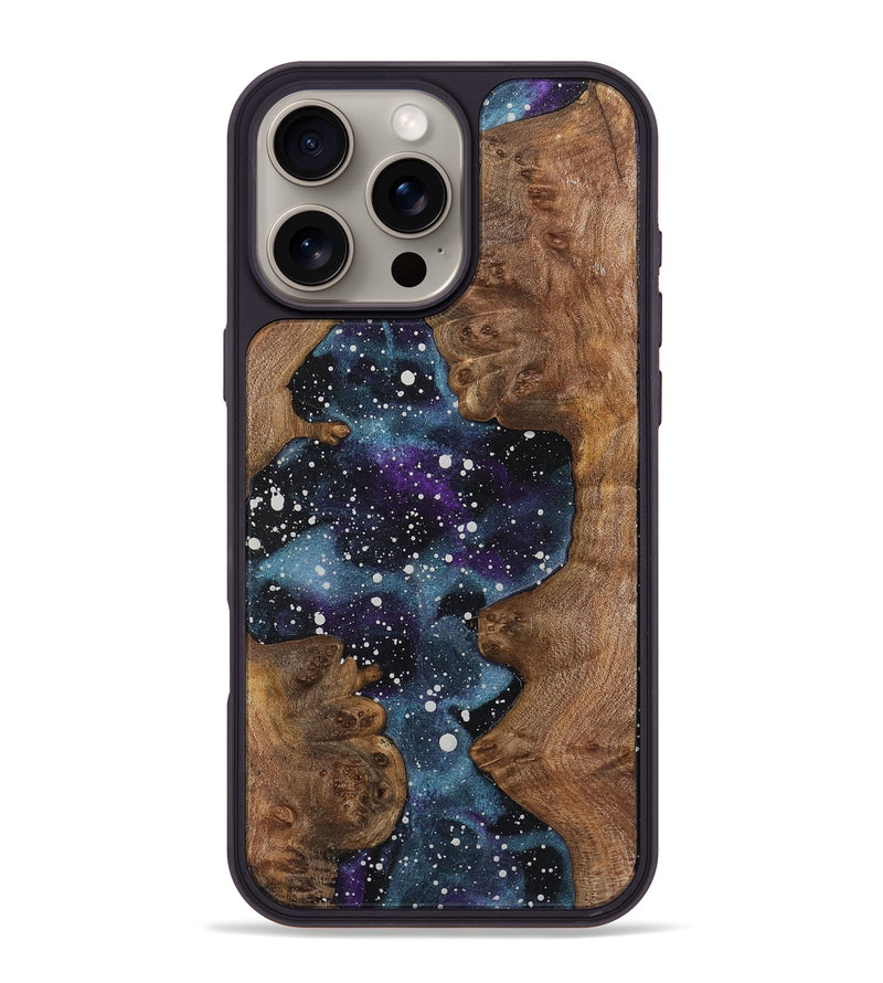 iPhone 16 Pro Max Wood+Resin Phone Case - Clay (Cosmos, 721822)