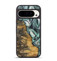 Pixel 9 Pro Wood+Resin Phone Case - Atticus (Green, 721823)