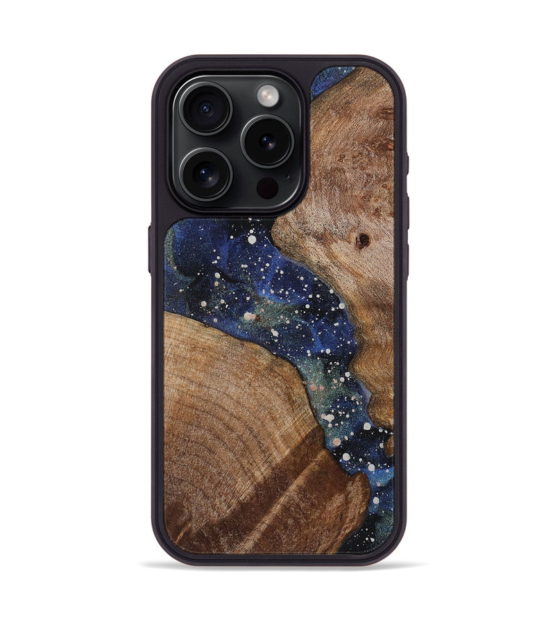 iPhone 15 Pro Wood+Resin Phone Case - Duane (Cosmos, 721826)