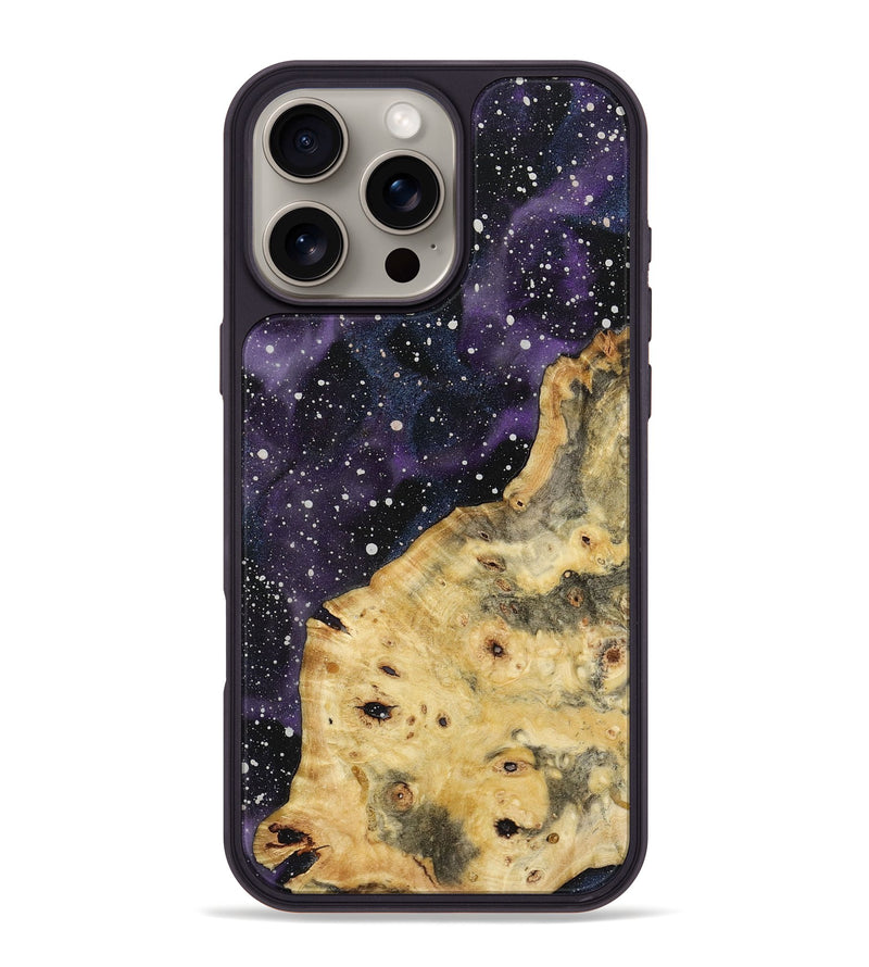 iPhone 16 Pro Max Wood+Resin Phone Case - Kaden (Cosmos, 721828)